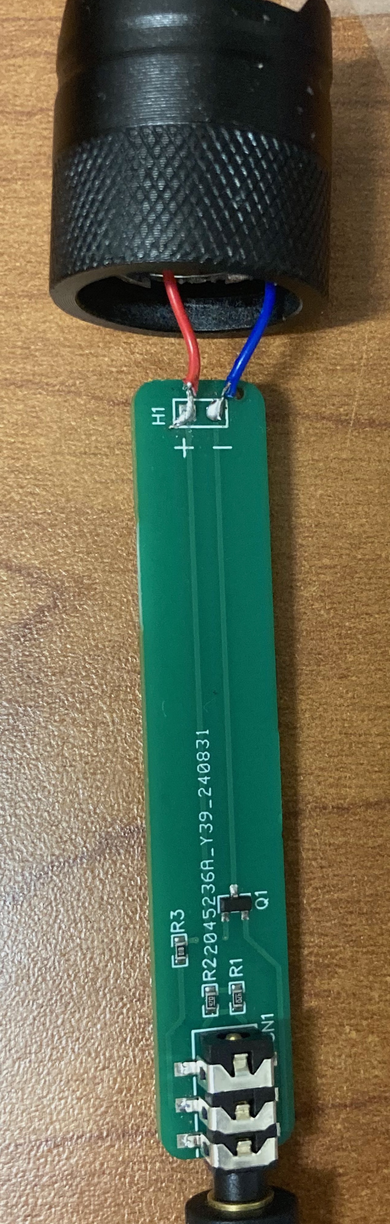 flashlight controller installed