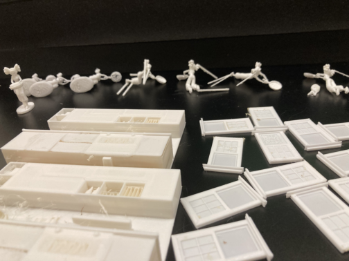 16 frames split into smaller prints
